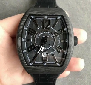 Vanguard Automatic Carbon Black Carbon Dial on Black Nylon/Rubber Strap NH35A