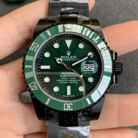 Submariner 116610 Blacken DLC Green 904L Steel V6F 1:1 Best Edition VS3135 V2