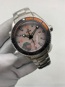 Omega Seamaster White Dial on Steel Strap