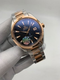 Omega Seamaster SG Black Dial on SG Steel Strap