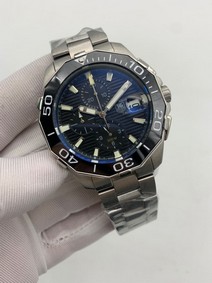 Tag Heuer Silver Case Black Dial