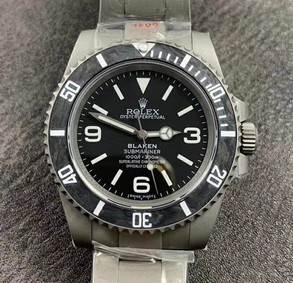 Submariner BLAKEN Sandblasted SS OXF 1:1 Best Edition Black Dial on Bracelet A2836