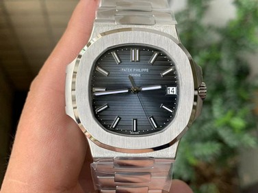 Nautilus 5711/1A 3KF 1:1 Best Edition Blue Textured Dial on SS Bracelet A324 Super Clone V2