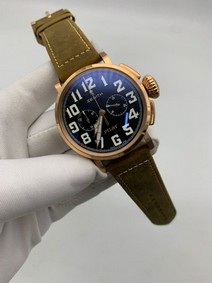 Zenith Pilot Gold Case Black Dial Chrono