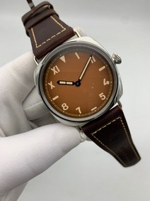 Panerai Rome Brown Dial On Leather Strap