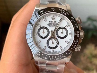 Daytona 116500 Noob 1:1 Best Edition 904L SS Case and Bracelet White Dial SA4130 V4