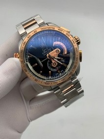 Tag Heuer Black Dial Chrono on SG Strap