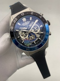 Tag Heuer Black Blue Skeleton