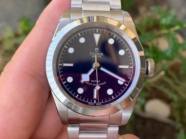 Black Bay 41 LF 1:1 Best Edition Blue Dial on SS Bracelet A2824