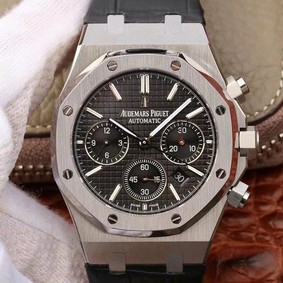 AP0608A - Royal Oak Chronograph 1:1 Best Edition 26331ST SS/LE Black