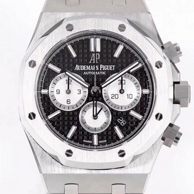 AP0603D - Royal Oak Chrono 1:1 Best Edition 26331ST SS/SS Blk/Wht