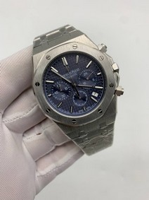 Audemars Piguet Blue Dial Chrono High Version SS