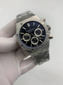 Audemars Piguet Black Dial Chrono High Version SS
