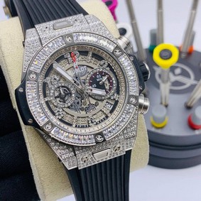 Hublot Big Bang Skeleton Silver High Version Diamond