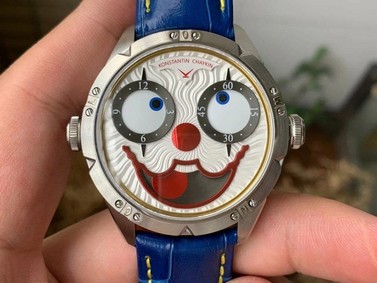 Konstantin Chaykin Joker Grey Dial 24collector leather strap