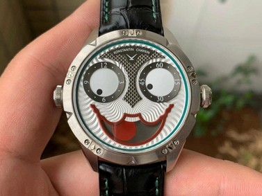 Konstantin Chaykin Joker Grey Dial 24collector leather strap
