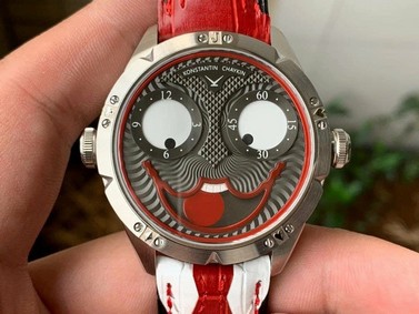 Konstantin Chaykin Joker Grey Dial 24collector leather strap