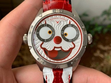 Konstantin Chaykin Joker Grey Dial 24collector leather strap