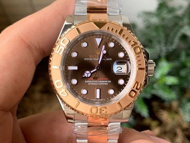 Rolex Yacht Master 126621 SS/RG GMF 1:1 Best Edition Brown Dial on SS/RG Bracelet SA3235