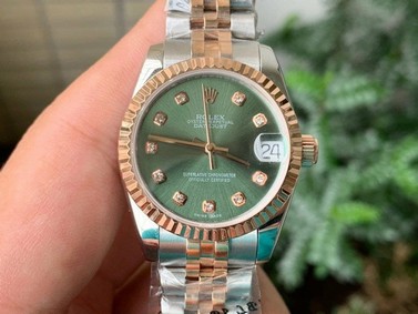 Rolex DJ Midsize 31mm Jub Flt SG/SS P-Gre/Stk 1:1 Best Edition Version