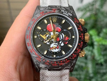 Rolex Daytona DIW Carbon Black Red FC/NY 1:1 Best Edition Version