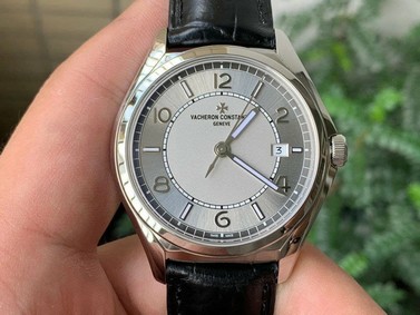 Fiftysix SS 40mm ZF 1:1 Best Edition Blue Dial on Black Leather Strap A1326