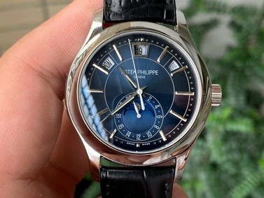 Complications 5205R RG GRF Best Edition Blue Dial on Brown Leather Strap A324