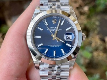 DateJust 41 126330 904L SS VSF 1:1 Best Edition Blue Dial on Jubilee Bracelet VS3235