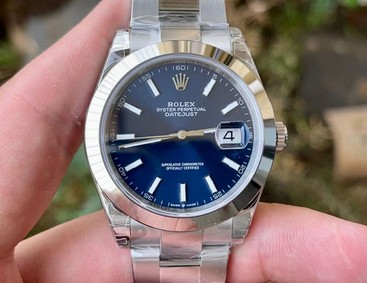 DateJust 41 126330 904L SS VSF 1:1 Best Edition Blue Dial on Oyster Bracelet VS3235