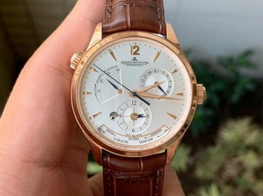 Patrimony Power Reserve RG OXF Best Edition White Dial on Brown Leather Strap A23J