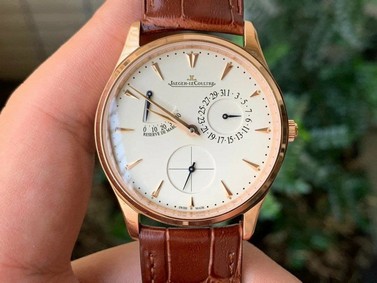 Patrimony Power Reserve RG OXF Best Edition White Dial on Brown Leather Strap A23J (Copy)