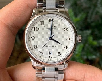 Master Collection SS 1:1 Best Edition White Textured Dial on SS Bracelet A2892