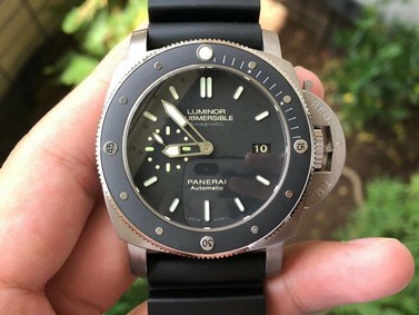 PAM389 O VSF 1:1 Best Edition on Black Rubber Strap P.9000 Super Clone V2