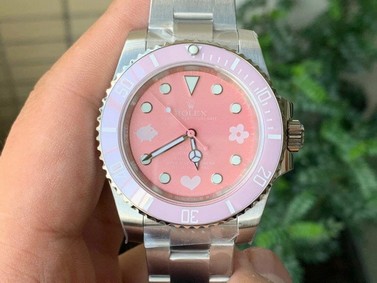 Submariner 116610 Blacken DLC Pink 904L Steel V6F 1:1 Best Edition VS3135 V2