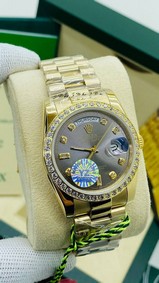Rolex DayDate YG/YG Diamond Dial High Version