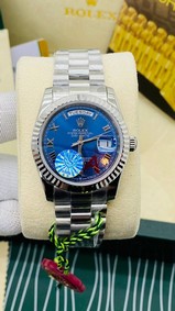 Rolex DayDate SS/SS Blue Dial High Version