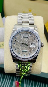 Rolex DayDate YG/YG Diamond Dial High Version