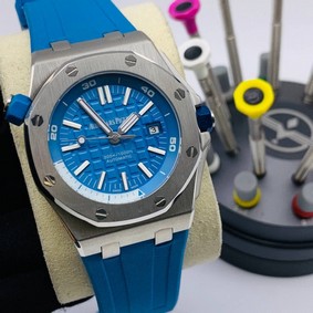 Audemars Piguet Blue Dial Diver High Version Rubber Strap