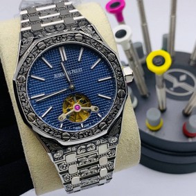 Audemars Piguet Blue Dial High Version Engraving