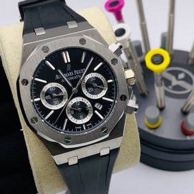 Audemars Piguet Blue Dial Chrono High Version Rubber Strap