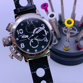 U-Boat Classico Tungsten Black Gold Dial High Version