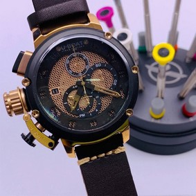 U-Boat Classico Tungsten Black Gold Dial High Version