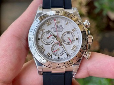 Daytona 116509 ‘Meteorite’ Noob 1:1 Best Edition 904L SS Case and Bracelet SA4130 V4