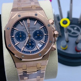 Audemars Piguet Royal Oak Chrono Gold Blue High Version