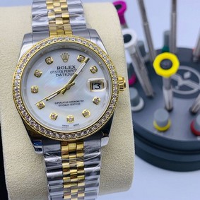 Rolex Day Just 36mm White Dial Diamond SG High Version