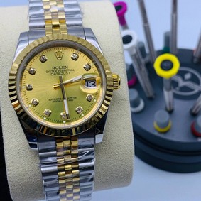 Rolex DayDate SG/SG Gold Dial High Version