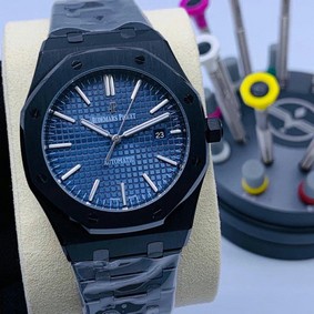 Audemars Piguet Blue Dial Black High Version