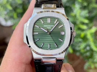 Nautilus 5711 SS 3KF Green Textured Dial
