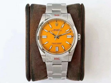 Rolex Oyster Pert 41mm 124300 904L SS/SS Yellow GMF A3230