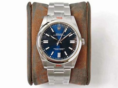 Rolex Oyster Pert 41mm 124300 904L SS/SS Blue GMF A3230
